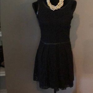 Black lace dress
